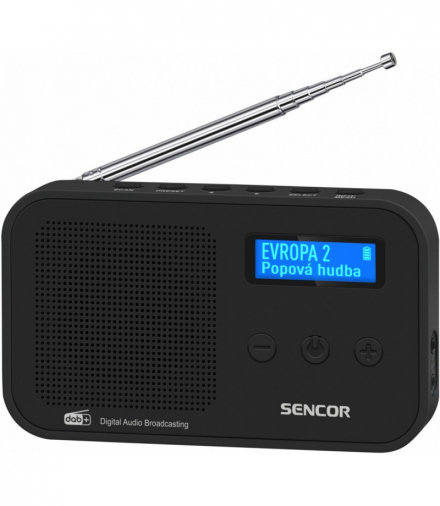 Radio przenośne cyfrowe dab+ Sencor SRD 7200B