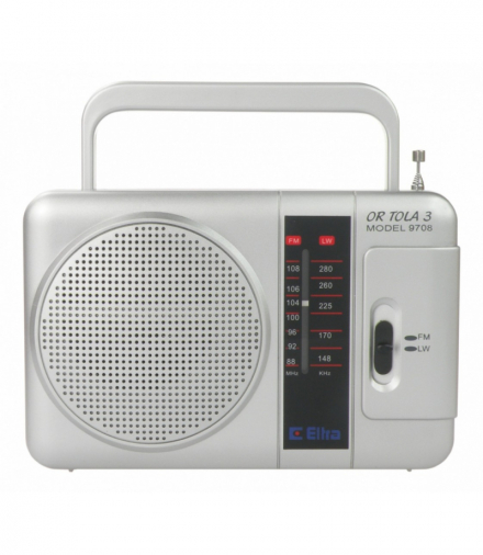 Radio Tola srebrny Eltra 5907727026243
