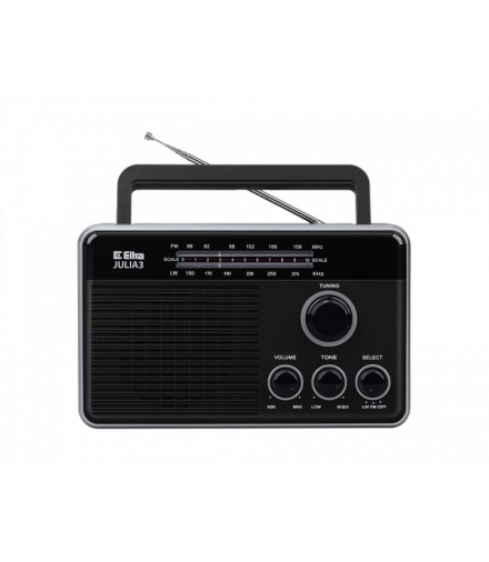 Radio Julia 3 czarny Eltra 5907727027905