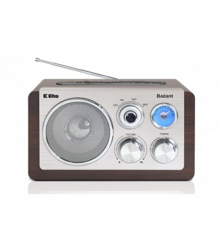 Radio Bażant z usb kolor ciemny Eltra 5907727028049