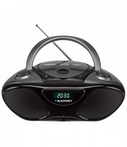 Przenośny radioodtwarzacz cd mp3 usb aux fm pll Blaupunkt BB14 BK