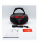 Boombox, przenośny odtwarzacz stereo AC/DC CD/MP3/FM-PLL/BT BBTU-400RD AIWA 8435256898446