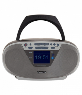 Boombox, przenośny odtwarzacz stereo AC/DC CD//DAB+/MP3/BT, BBTU-500DAB/SL AIWA 8435256898453