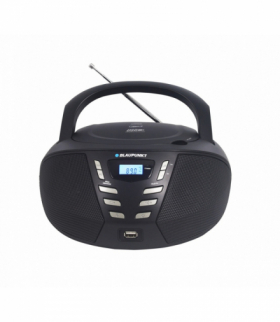 Boombox, przenośny radioodtwarzacz FM/CD/MP3/USB/AUX czarny Blaupunkt BB7BK