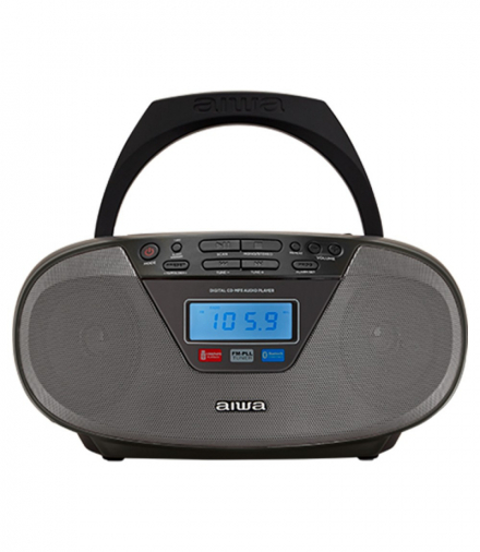 Boombox z Bluetooth v5.0, BT/CD/MP3/FM PLL, BBTU-400BK AIWA 8435256898422