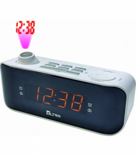 Radiobudzik Kasia z projektorem, biały Eltra 5907727028490