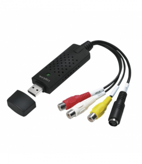Grabber audio/video USB 2.0 Win 11, zapis z urządzeń do komputera pc LogiLink VG0030