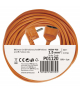 Przedłużacz 20 m / 1 gniazdo / pomarańczowy / PVC / 230 V / 1,5 mm2 EMOS P01120
