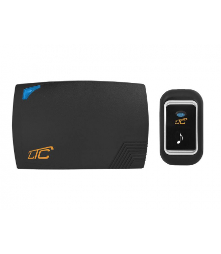 LTC Dzwonek bezprzewodowy LXDZ4 SALSA BLACK DC 3x1,5V AA. LTC LXDZ4