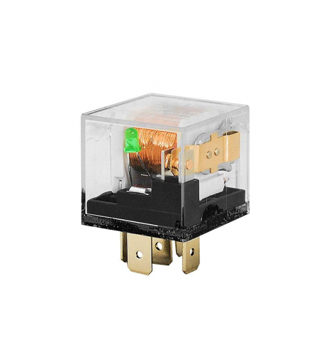 Przekaźnik samochodowy 4120 12V 30/40A z diodą. LEXTON LXP428