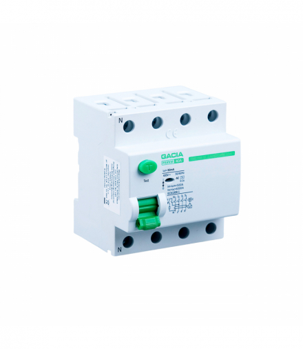 Wyłącznik różnicowoprądowy RCCB 6kA 4P 40A 300mA typ: AC GACIA