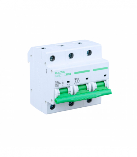 Wyłącznik nadmiarowoprądowy 10kA, C, 3-pola, 100A GACIA