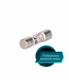 Wkładka bezpiecznikowa gPV 10X38 6A DC SILVER VCX