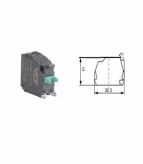 Styk XB5-BE101 1NO zielony VCX