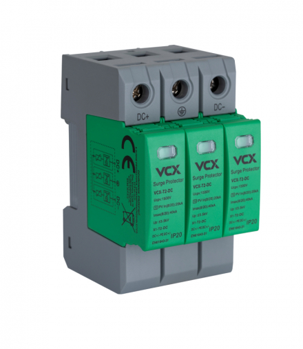 Ogranicznik przepięć fotowoltaiczny DC C 1500V 3P PV VCX