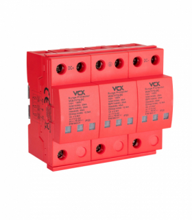 Ogranicznik przepięć fotowoltaiczny DC B+C 3P 1500V (T1+T2) 12,5kA VCX