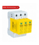Ogranicznik przepięć fotowoltaiczny DC B+C 3P 1200V (T1+T2) 12,5kA PROF.GOLD VCX