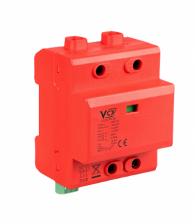 Ogranicznik przepięć fotowoltaiczny DC B+C 3P (T1+T2) 12,5kA 1500V VCX