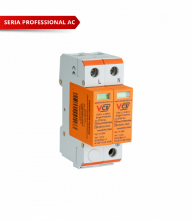 Ogranicznik przepięć B+C 2P L1-B+C(T1+T2) 6kA, AC Professional VCX