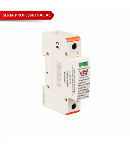 Ogranicznik przepięć B+C 1P 12,5kA (T1+T2) Professional (iskiernikowy) VCX