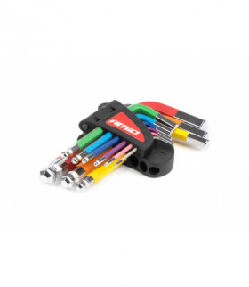 KLUCZE IMBUSOWE HEX Z KULĄ KPL. 9 pcs S2 LAMEX LX04298