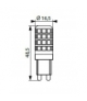 ZUBI MAX LED3,5WG9-WW Lampa LED Kanlux 24522