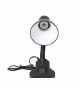 LATSA, lampa biurkowa z klipsem, 40W, E27, stal + tworzywo, czarna Orno DL-3/B