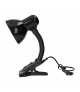 LATSA, lampa biurkowa z klipsem, 40W, E27, stal + tworzywo, czarna Orno DL-3/B