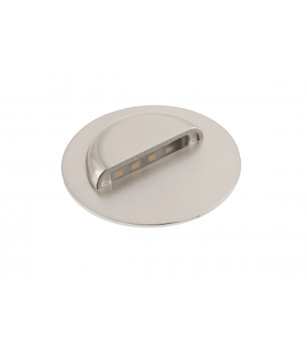 Oprawa schodowa LED ESCADA okrągła inox barwa neutralna