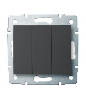 LOGI 02-1090-141 grafit Łącznik potrójny Kanlux 25254