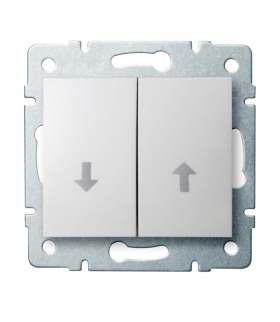 LOGI 02-1310-102 biały Łącznik żaluzjowy zwierny Kanlux 25099