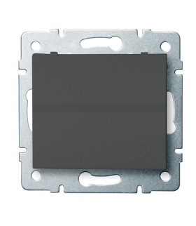 LOGI 02-1560-141 grafit Gniazdo zasilające francuskie, IP-44 Kanlux 25265