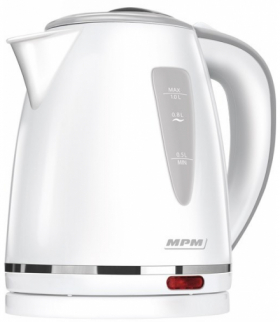 Czajnik bezprzewodowy 1L, 1200W, biały MPM MCZ-64