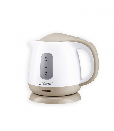 Czajnik elektryczny 1L, 1100W, beżowo biały beige, Feel-Maestro MR-012-BEIGE