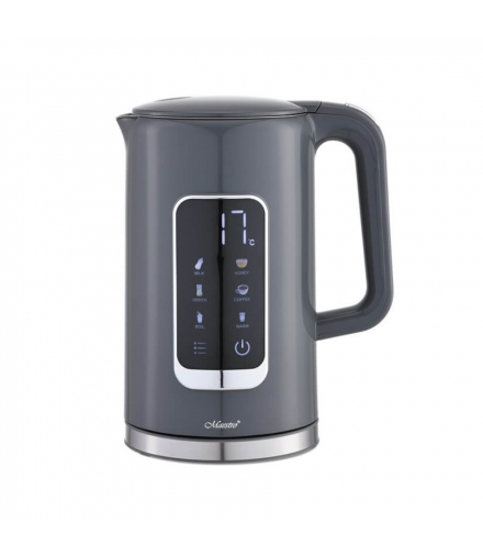 Czajnik elektryczny z regulacją temperatury 1.7L, 2200W, Feel-Maestro MR-024-GREY
