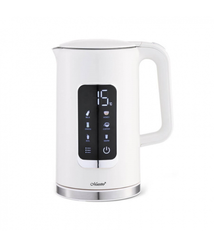 Czajnik elektryczny z regulacją temperatury 1.7L, 2200W, Feel-Maestro MR-024-WHITE