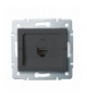 LOGI 02-1390-041 grafit Gniazdo komputerowe pojedyncze, (RJ45Cat 5e Jack) Kanlux 25285
