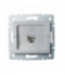 LOGI 02-1390-043 srebrny Gniazdo komputerowe pojedyncze, (RJ45Cat 5e Jack) Kanlux 25226