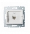 LOGI 02-1400-002 biały Gniazdo komputerowe pojedyncze, (RJ45Cat 6 Jack) Kanlux 25109
