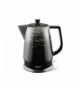 Ceramiczny czajnik elektryczny 1.5L, 1500W, czarno srebrny Feel-Maestro MR-074-SILVER
