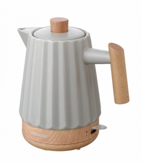Czajnik ceramiczny 1.5L, 1500W, jasnoszary Concept RK0091