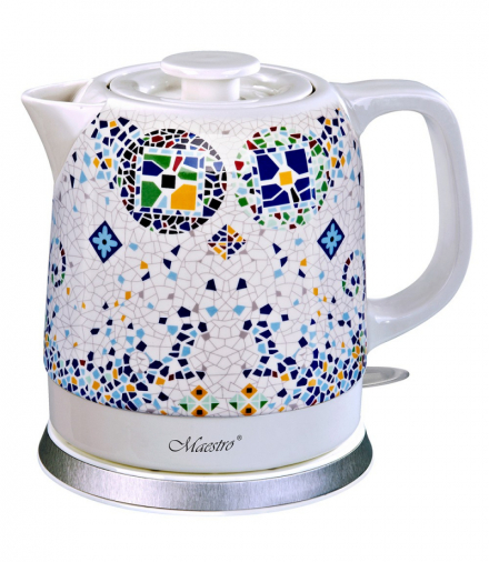 Ceramiczny czajnik elektryczny 1.5L, 1500W, Feel-Maestro MR-068-MOSAIC