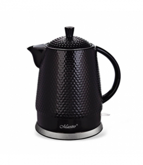 Ceramiczny czajnik elektryczny 1.5L, 1500W, czarny, Feel-Maestro MR-069-BLACK