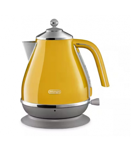 Czajnik 1.7L, 2000W, żółty, Icona Capitals New York Yellow DeLonghi KBOC 2001.Y