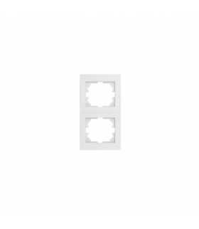 LOGI 02-1520-002 biały Ramka podwójna, pionowa Kanlux 25122