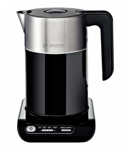 Czajnik elektryczny 1.5L, 2400W, kolor czarny, Bosch TWK 8613P