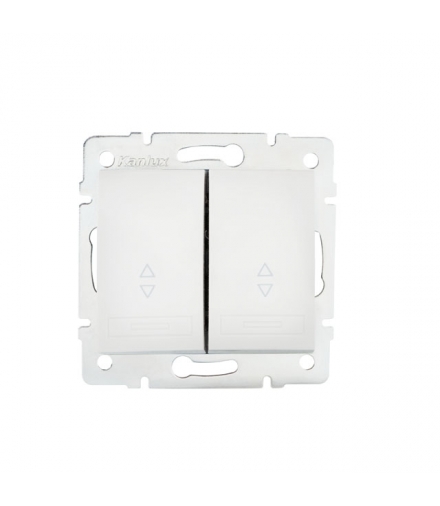 DOMO 01-1060-202 biały Łącznik podwójny, schodowy Kanlux 24718