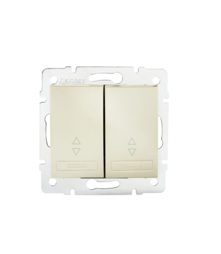 DOMO 01-1060-230 perłowy biały Łącznik podwójny, schodowy Kanlux 24955