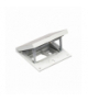 Wkład puszki podłogowej, stal nierdzewna, IP66, IK08, 1,5×K45, moduł 22,5x45 mm z zatrzaskiem Keyston na złącza RJ45 lub multimedialne, puste miejsce na moduł 45x45, zamek na klucz imbusowy KGT KFH101SEC/72