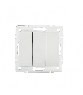 DOMO 01-1090-202 biały Łącznik potrójny Kanlux 24721